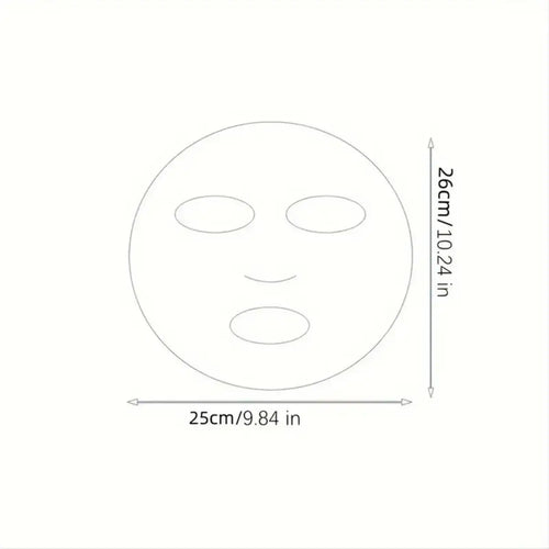100pcs Unscented Facial Mask Paper Sheets - Hydrating, Moisture-Retentive, Disposable DIY Film Wrap for Skin Care, Softening